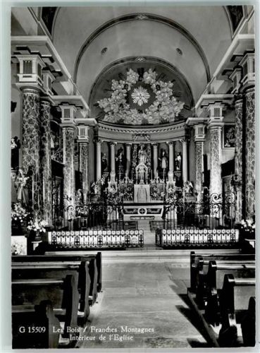 Les Bois Franches Montagnes Interieur de l'Eglise