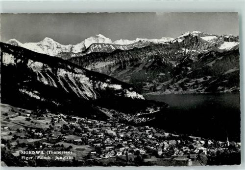 Sigriswil Thunersee Eiger Mönch Jungfrau