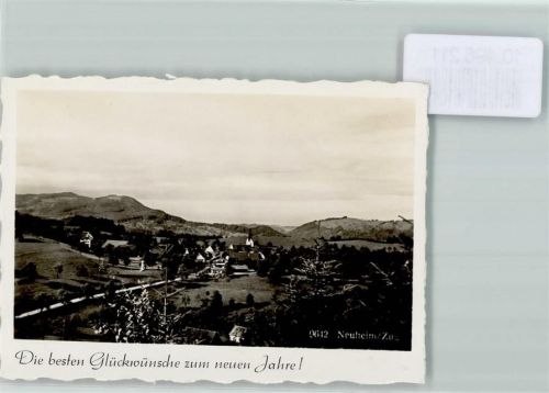 Neuheim Foto 10cm x 7cm Neujahrswunsch