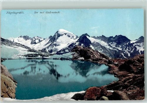 Galenstock Nägelisgrätli und See mit Galenstock