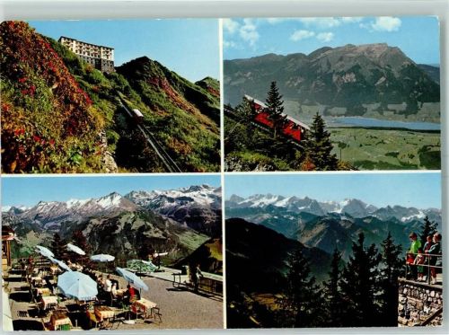 Stans 1893 Stanserhorn Bahn elektrisch betriebene Standseilbahn