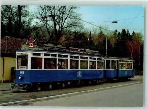 Zürich Zürchertram Vierachser-Anhängerzug Linie 22