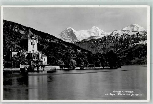 3653 Oberhofen am Thunersee - Schloss Oberhofen Eiger Mönch Jungfrau
