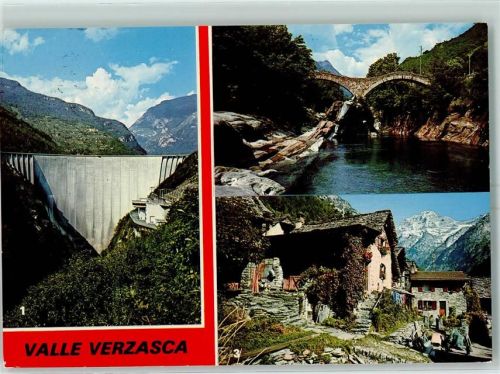 S. Nazzaro 1973 Diga di Vogorno Ponte del Salti Lavertezzo Sonogno