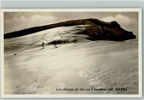 Chasseron Skifahrer
