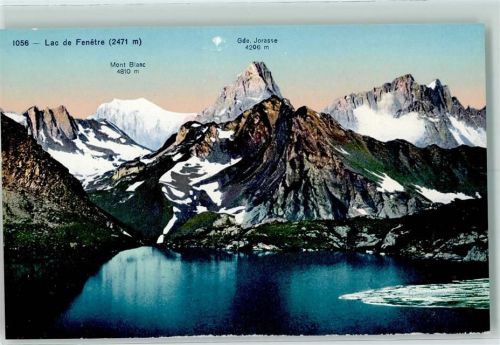 Champex-Lac Lac de Fenètre