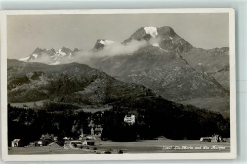 Sils/Segl Maria 1928 und Piz Margna