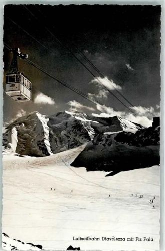 Diavolezza Luftseilbahn Diavolezza mit Piz Palü