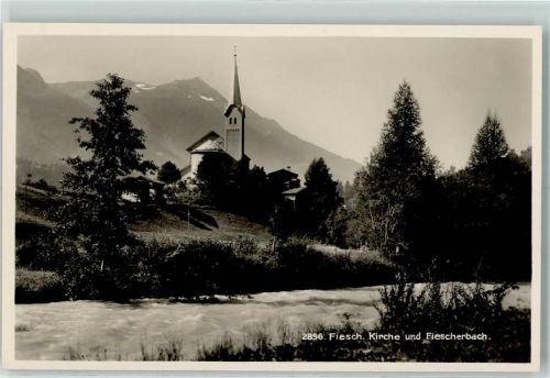 Fiesch Kirche Fiescherbach