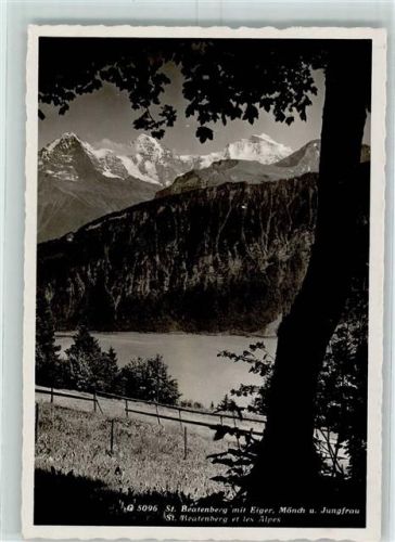 Beatenberg St. Beatenberg mit Eiger Mönch Jungfrau