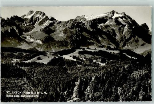 St. Anton Blick zum Säntisgebirge