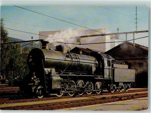 8280 Kreuzlingen 1917 - Schweizerische Bundesbahn Güterzugdampflok C5/6 2978 SLM