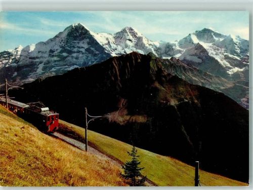 Wilderswil Schynige Platte Zahnradbahn Spurweite von 800 mm Eiger Mönch Jungfrau