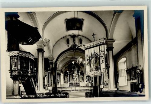 Charmey Kirche Inneres