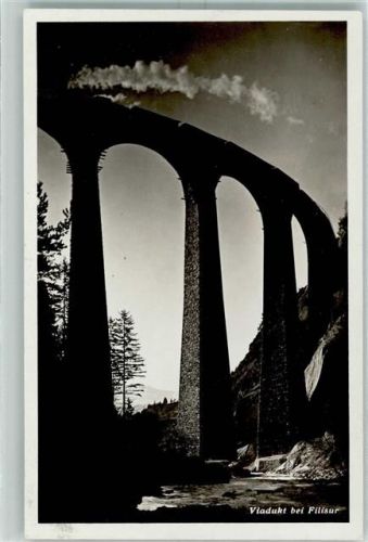 Filisur Viadukt Eisenbahn