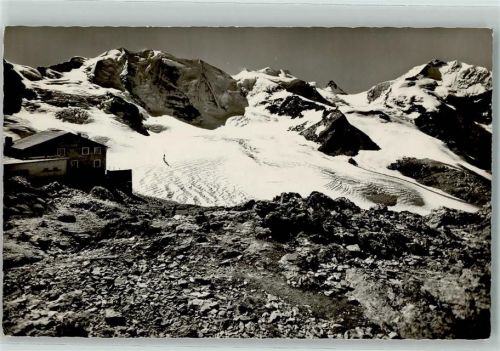Diavolezza Hütte Hüttenstempel Persgletscher Piz Palü Piz Bernina