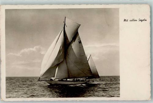 8280 Kreuzlingen - Segelboot Mit vollen Segeln