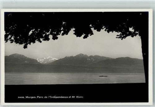 Morges Parc l'Indépendance Mont Blanc