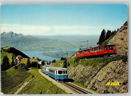 6410 Rigi Kulm - Rigi Vitznau und Arth Rigi Bahn mit Rigi Staffel Pilatus und Vierwaldstättersee