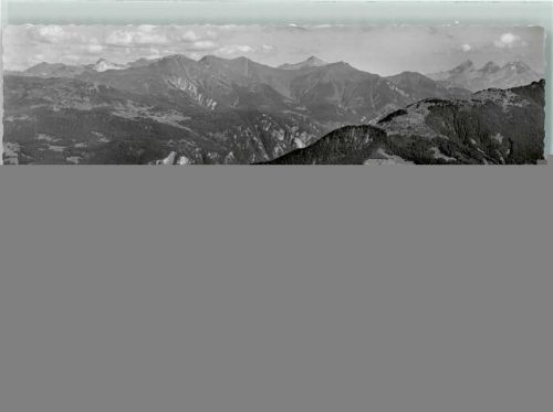 Flims Waldhaus 1956 Waldhaus und Gaumasee