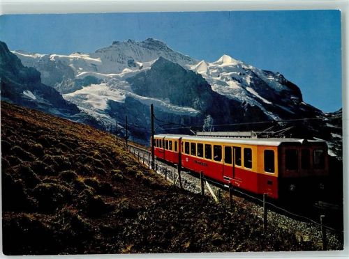 Spiez Kleine Scheidegg Jungfrau mit Jungfraubahn Zahnradbahn Ort lt. Stempel
