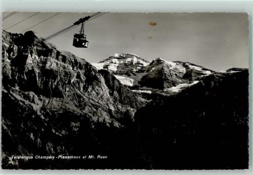 Champéry 1948 Teleferique Champery Planachaux et Mt. Ruan