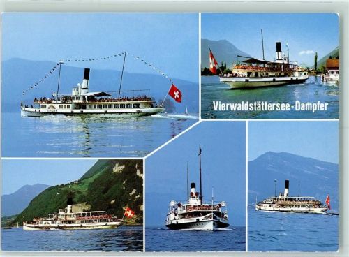 6440 Vierwaldstättersee - Dampfer Schiller Gallia Unterwalden Stadt Luzern Uri