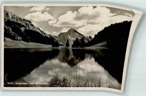 9656 Alt St. Johann Gebrauchsspuren Gräppelensee Schafberg Scan verzogen