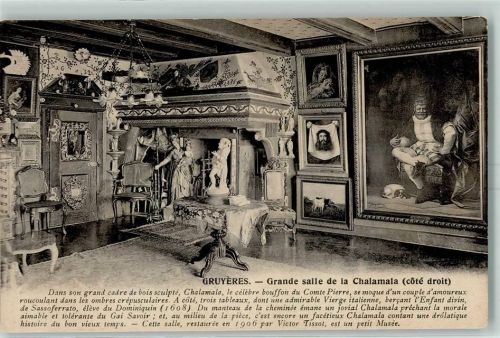 Gruyères Grande salle de la Chalamais cote droit