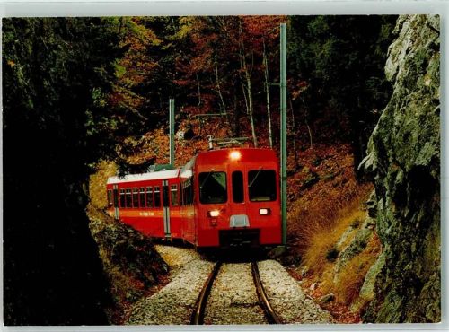 Nyon Chemin de fer Nyon St Cergue La Cure Triebwagen und Steuerwagen