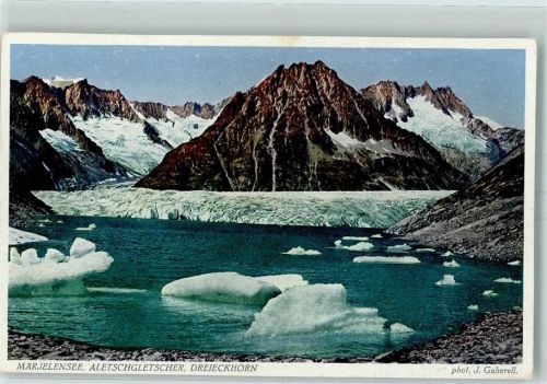 Aletschgletscher Marjelensee Dreieckhorn