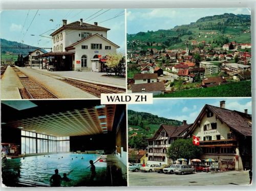 Wald ZH Zollhaus Schwimmbad Bahnhof Auto
