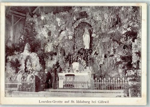 9534 Gähwil - 1914 Lourdes Grotte auf St Iddaburg