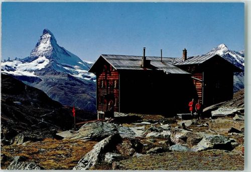 Fluhalp Matterhorn Hüttenstempel