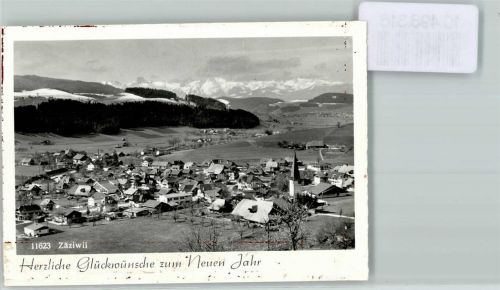 Zäziwil Foto 10cm x 7cm Neujahrswunsch