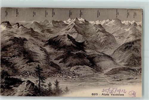 Aigle 1912 Alpes Vaudoises