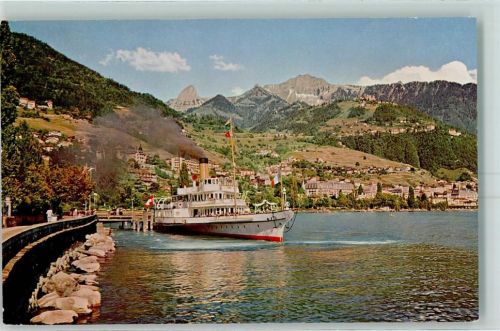 Lutry Montreux baie de Clarens Lac Leman