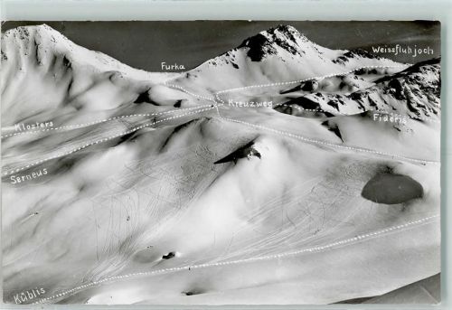 Parsenn - Parsenn-Abfahrten beim Kreuzweg Winter