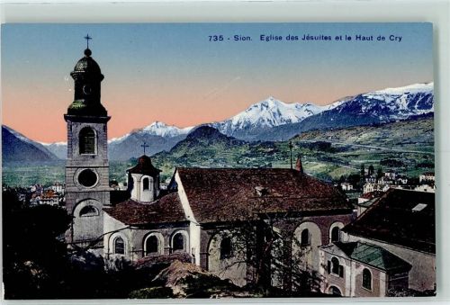 Sion Eglise des Jésuites Haut de Cry