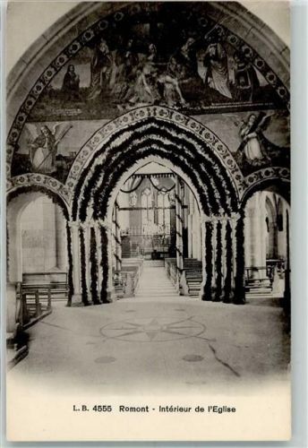 Romont FR Kirche Inneres
