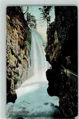 Biel/Bienne 1903 Taubenlochschlucht