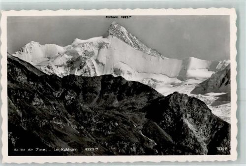 Zinal Vallee de Zinal Le Rothorn