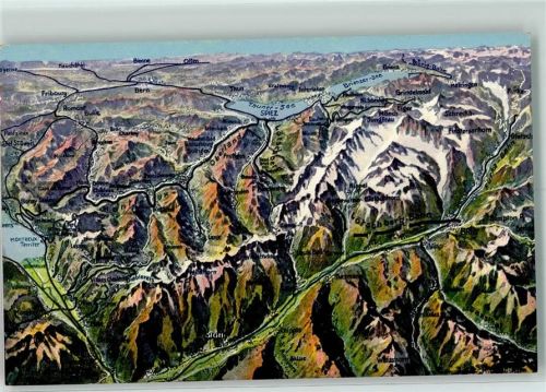 Lenk im Simmental Vogelschau