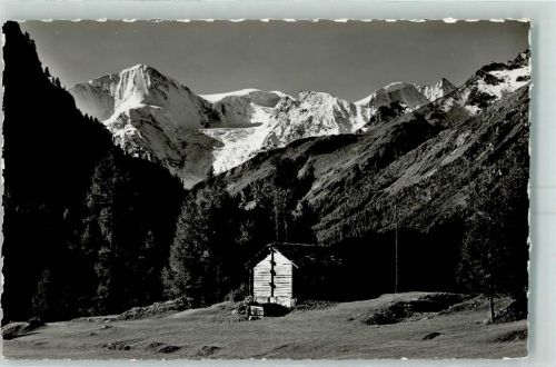 La Sage 1934 Paysage pres de la Sage Pigne d'Arolla Mt. Bl. de Cheilon
