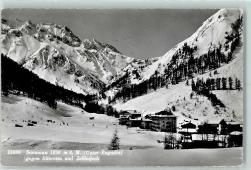 Samnaun Dorf Silvretta Zeblesjoch Winter