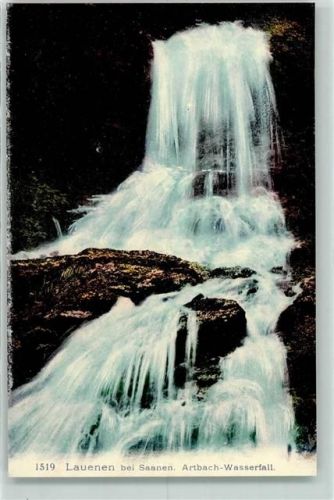 Lauenen b. Gstaad Artbach Wasserfall