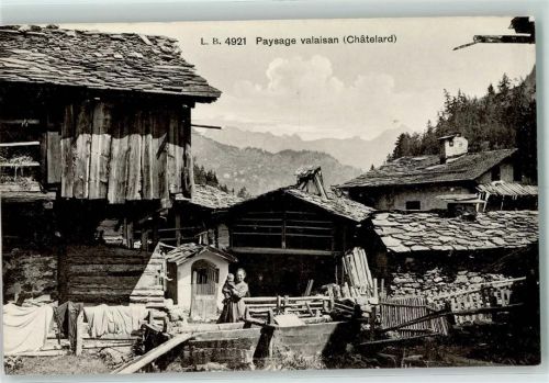 Le Châtelard VS Walliser Bauernhof