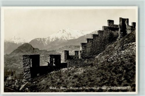 Sion Ruines de Tourbillon Haut de Cry