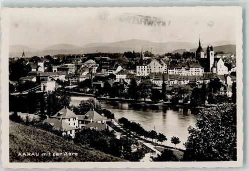 Aarau Aarau mit der Aare