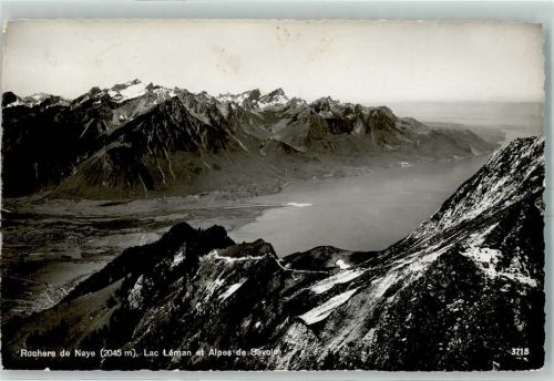 Rochers de Naye Lac Leman et Alpes de Savoie
